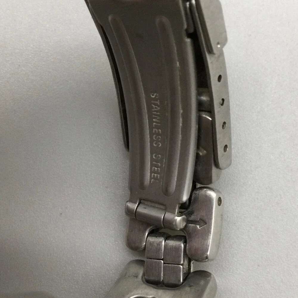 Fossil Blue Watch Women 29mm Silver Gold Two Tone Date Round Dial New Battery 6" - Picture 9 of 14